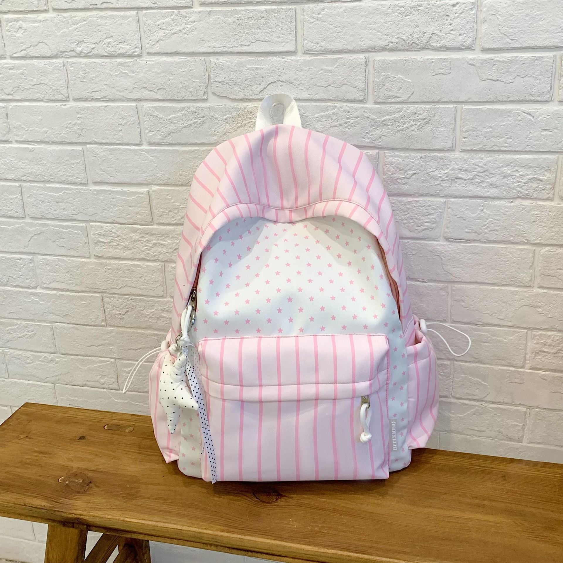 Mats | Lichtgewicht rugzak voor school - Roze