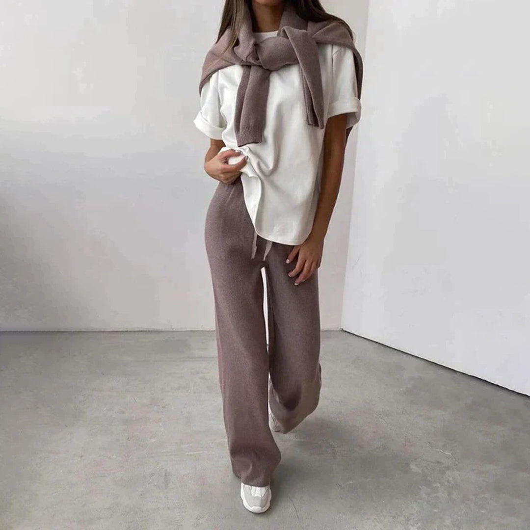 Maud | Gebreide loungeset met coltrui - foto 4