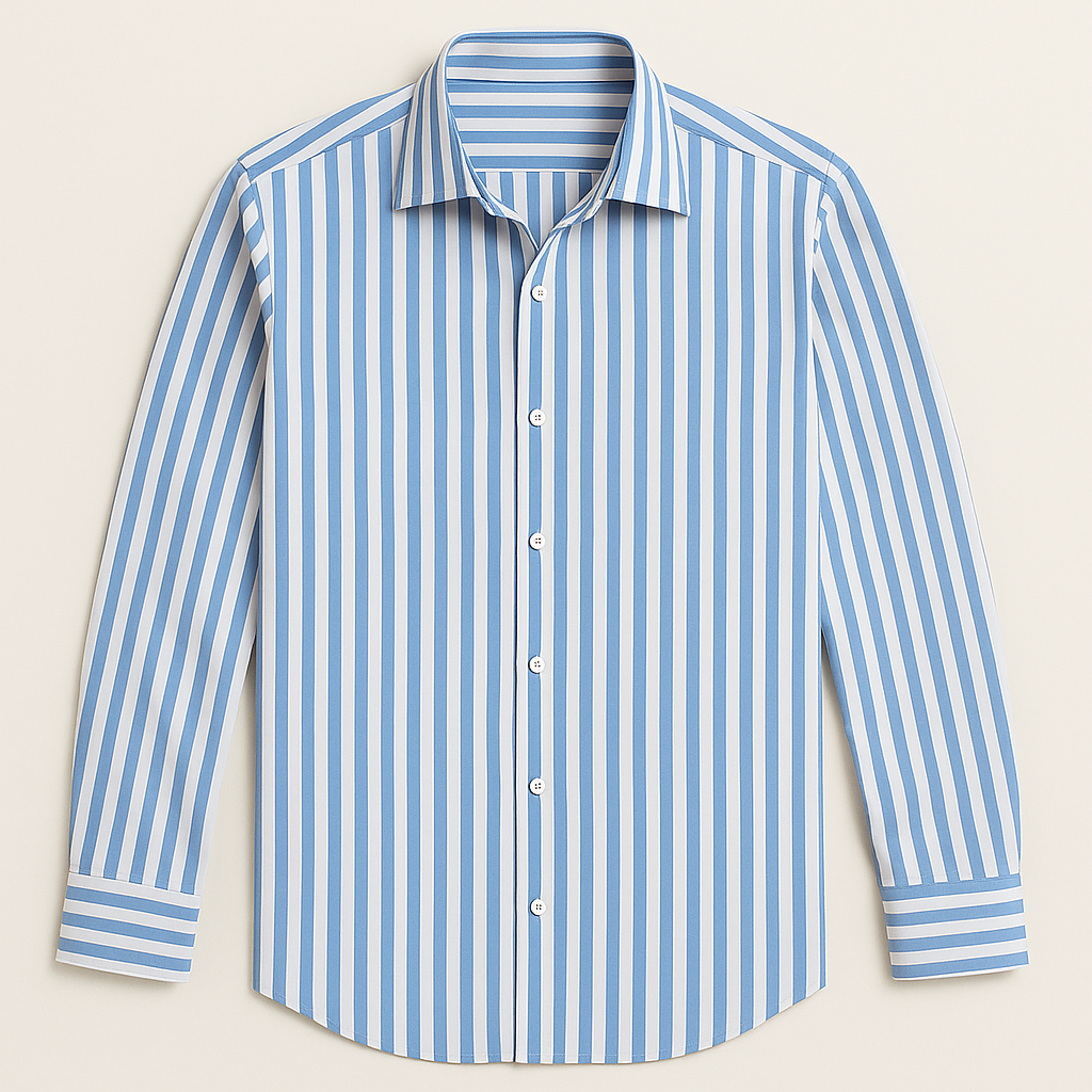 Max | Gestreept overhemd voor heren, slim fit - view 4