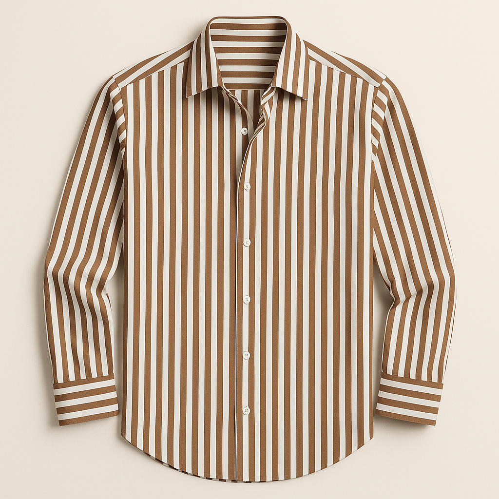 Max | Gestreept overhemd voor heren, slim fit - view 5