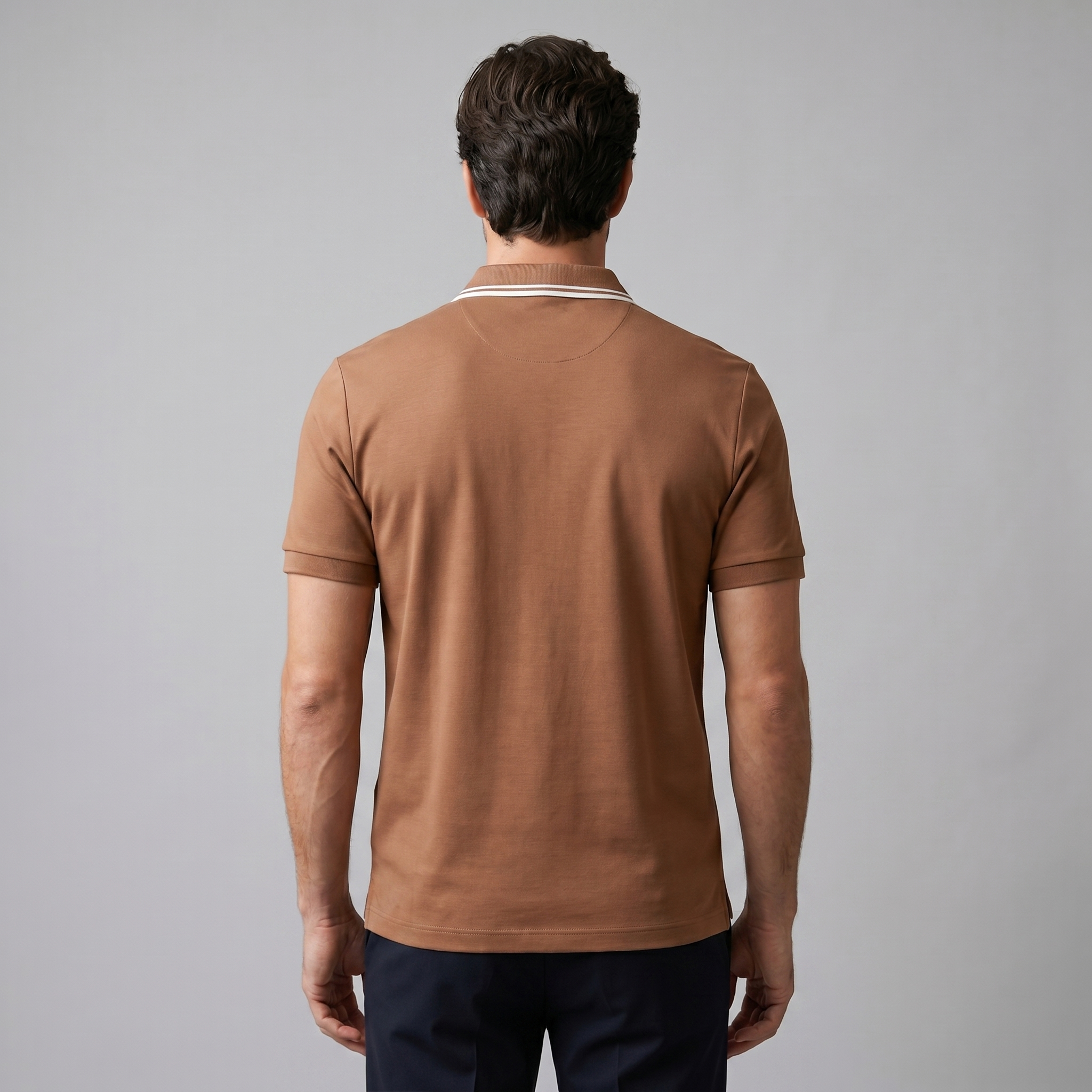 Mees | Poloshirt heren met korte mouw en rits - view 15