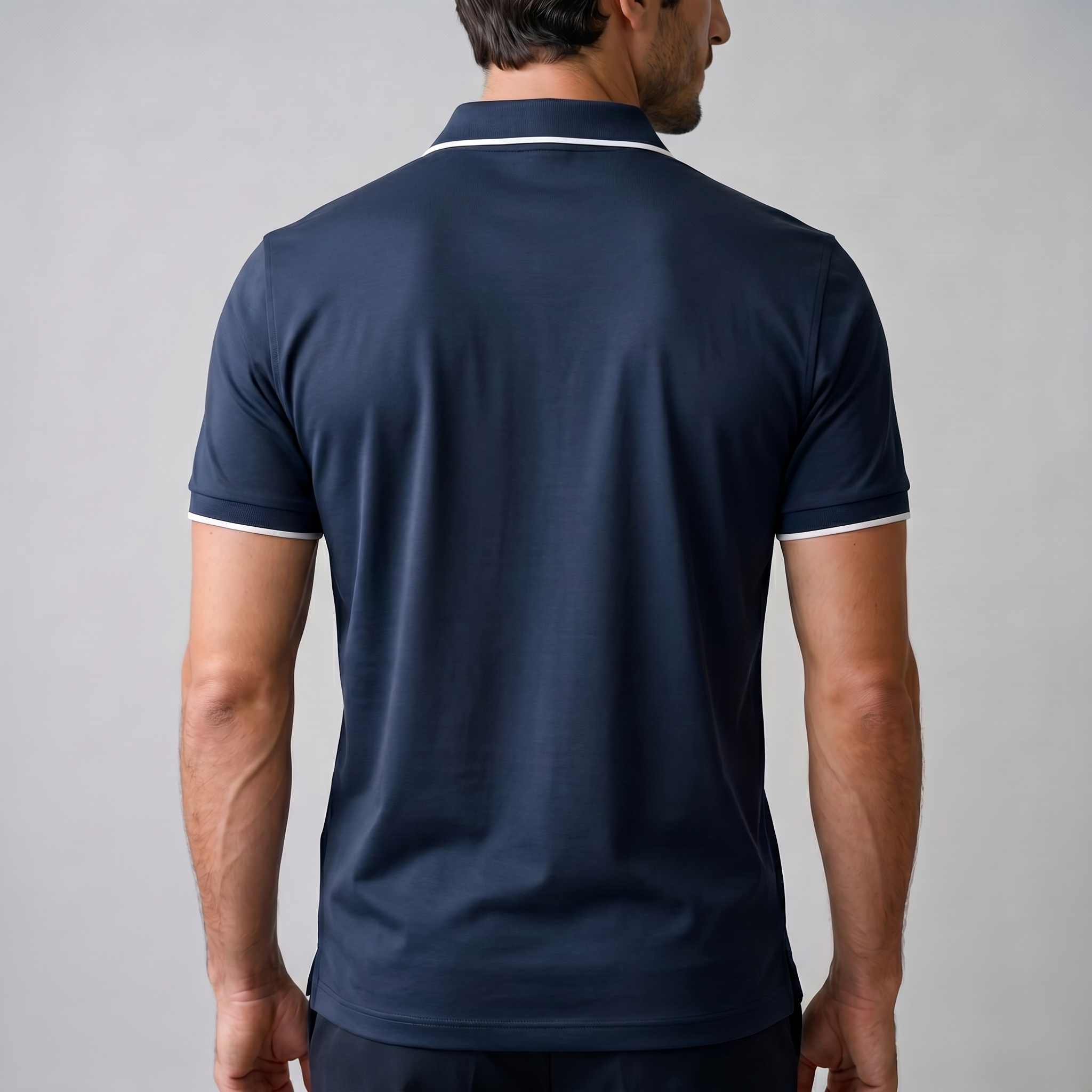 Mees | Poloshirt heren met korte mouw en rits - view 19