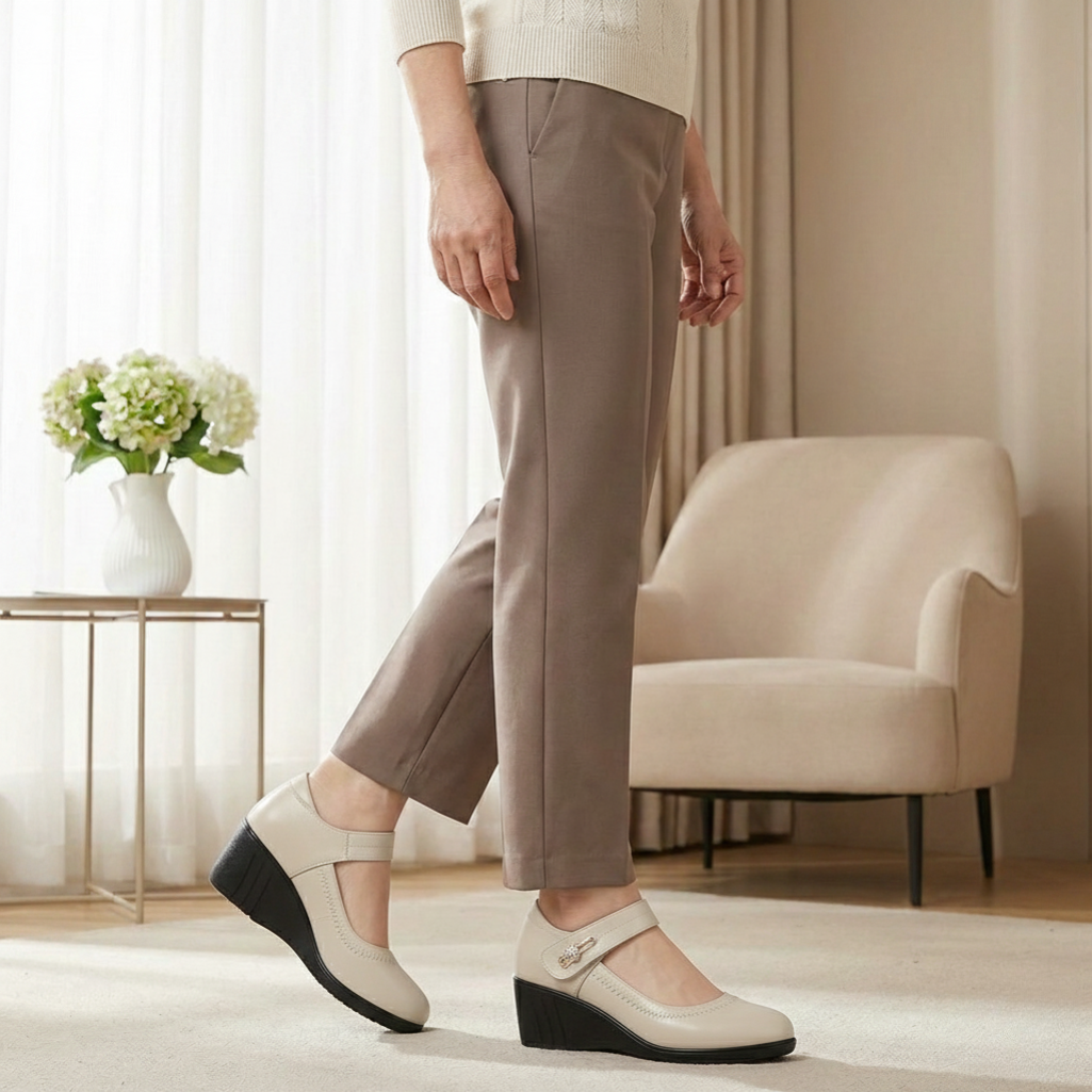 Melanie | Comfortabele damesschoenen met sleehak - view 6