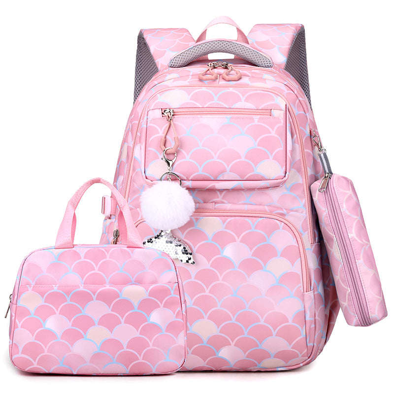 Monique | Schoolrugzak set met afneembare tas - Roze