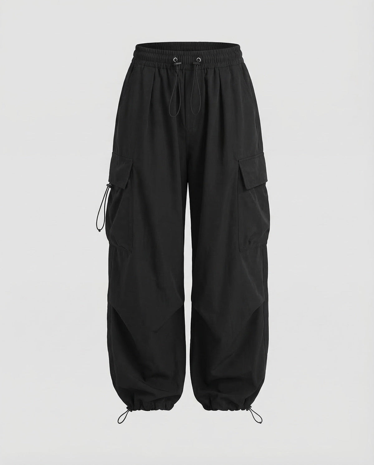 Nina | Cargo broek dames oversized - Zwart