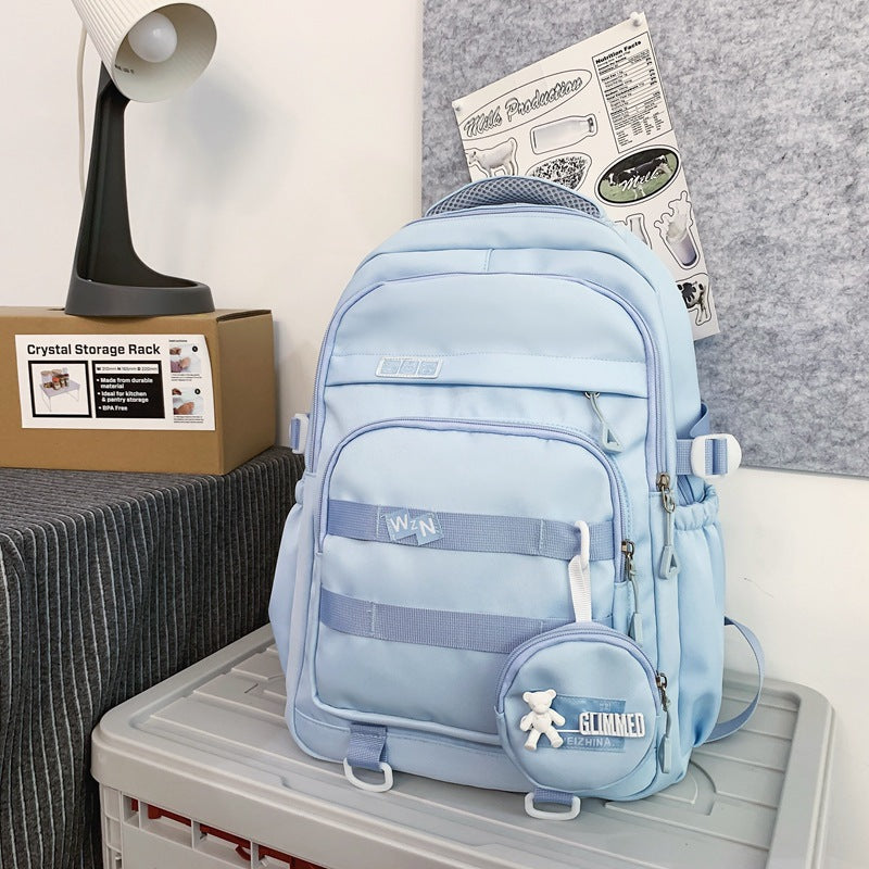 Nina | Multifunctionele rugzak voor school en reizen - Blauw