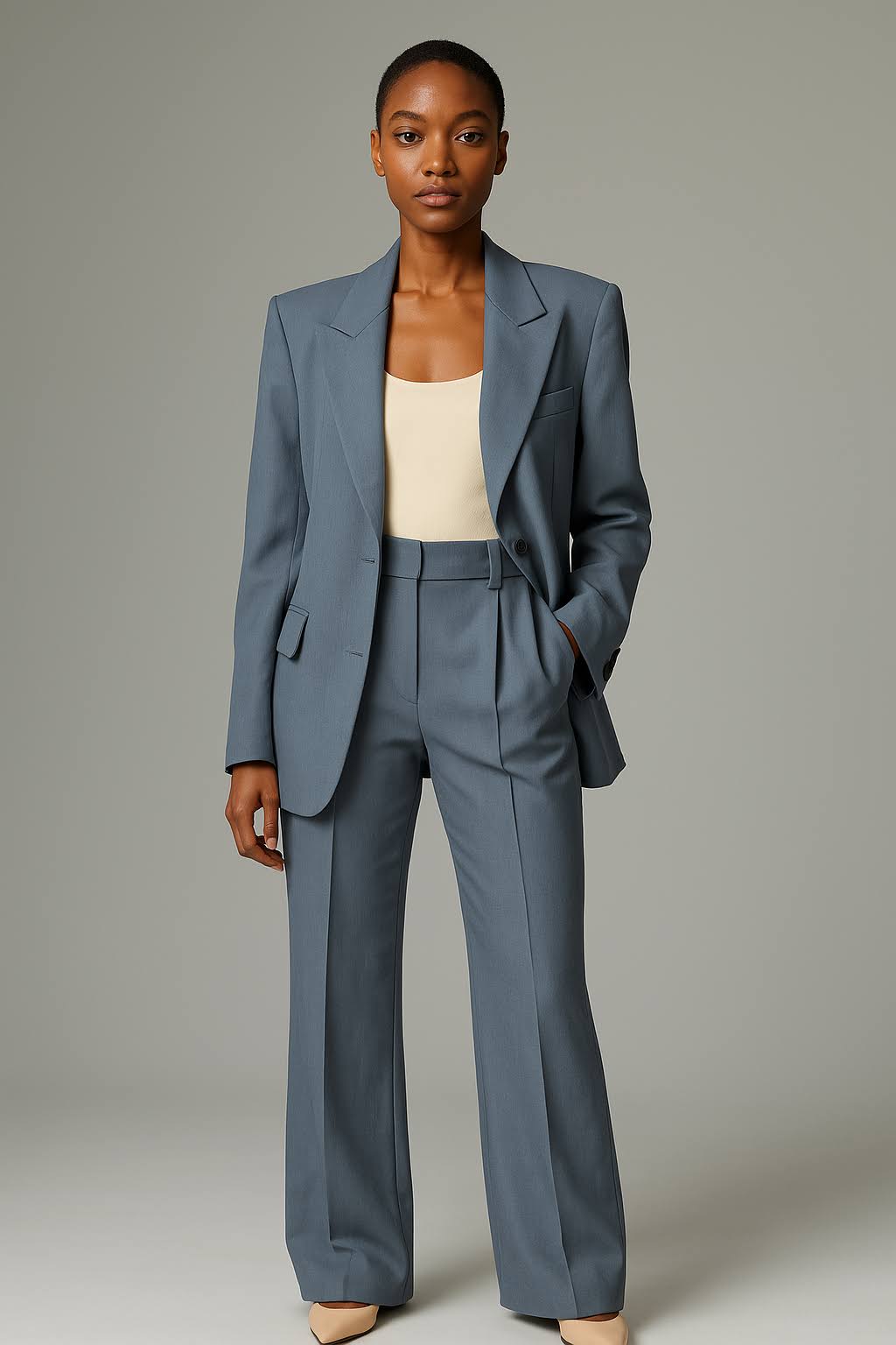 Nynke | Broekpak dames 2-delig met blazer en pantalon - foto 6