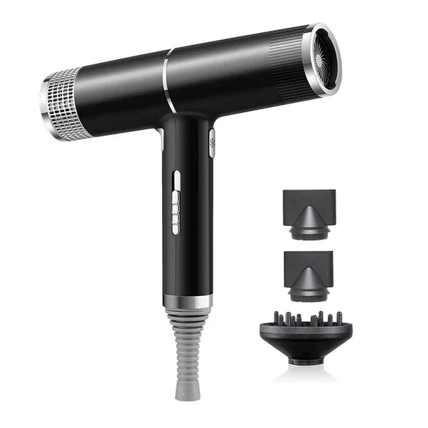 Lichtgewicht ionische föhn met magnetische nozzle – snelle styling