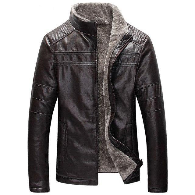 Veste imitation cuir western pour hommes - tendance sur mesure et résistante à l’eau