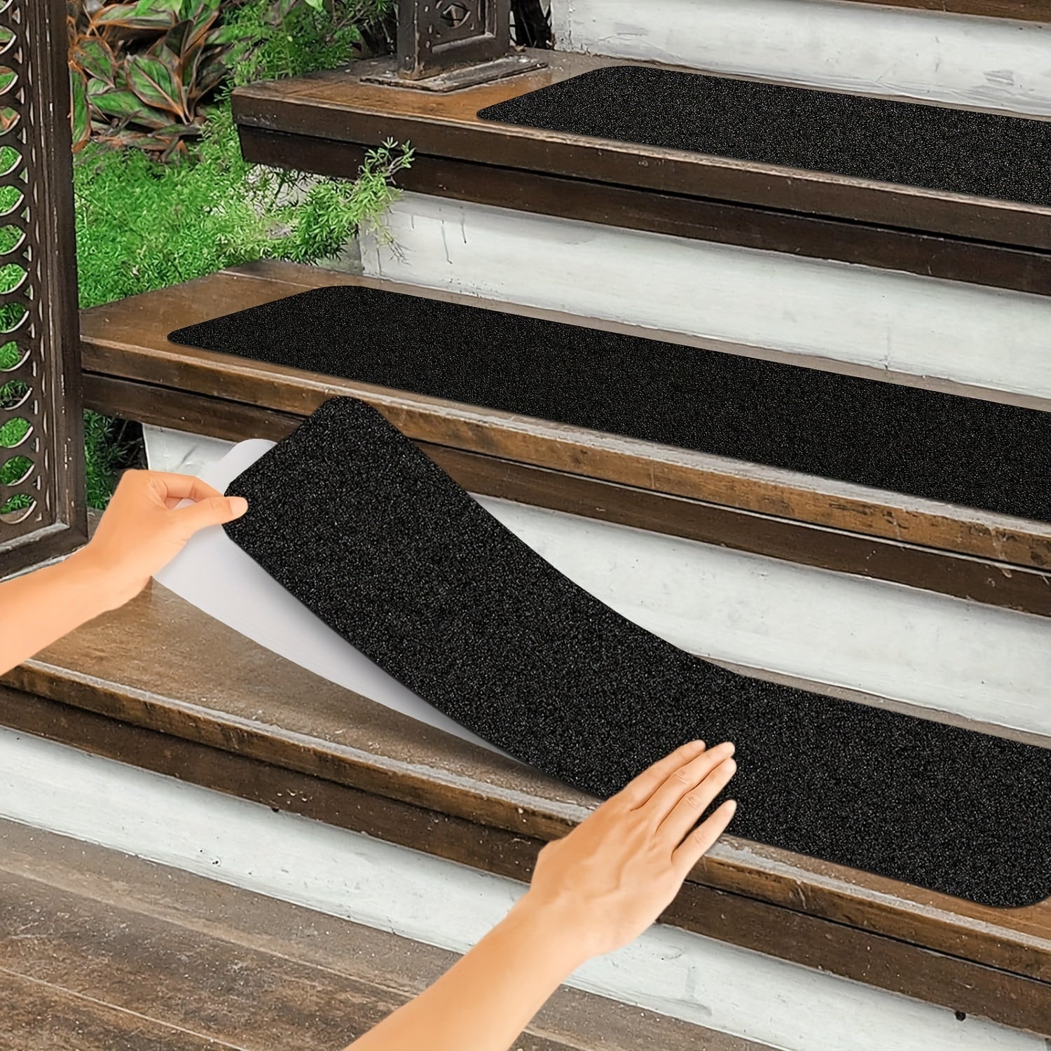 Rein | Antislip traptreden set van 10 - Zwart