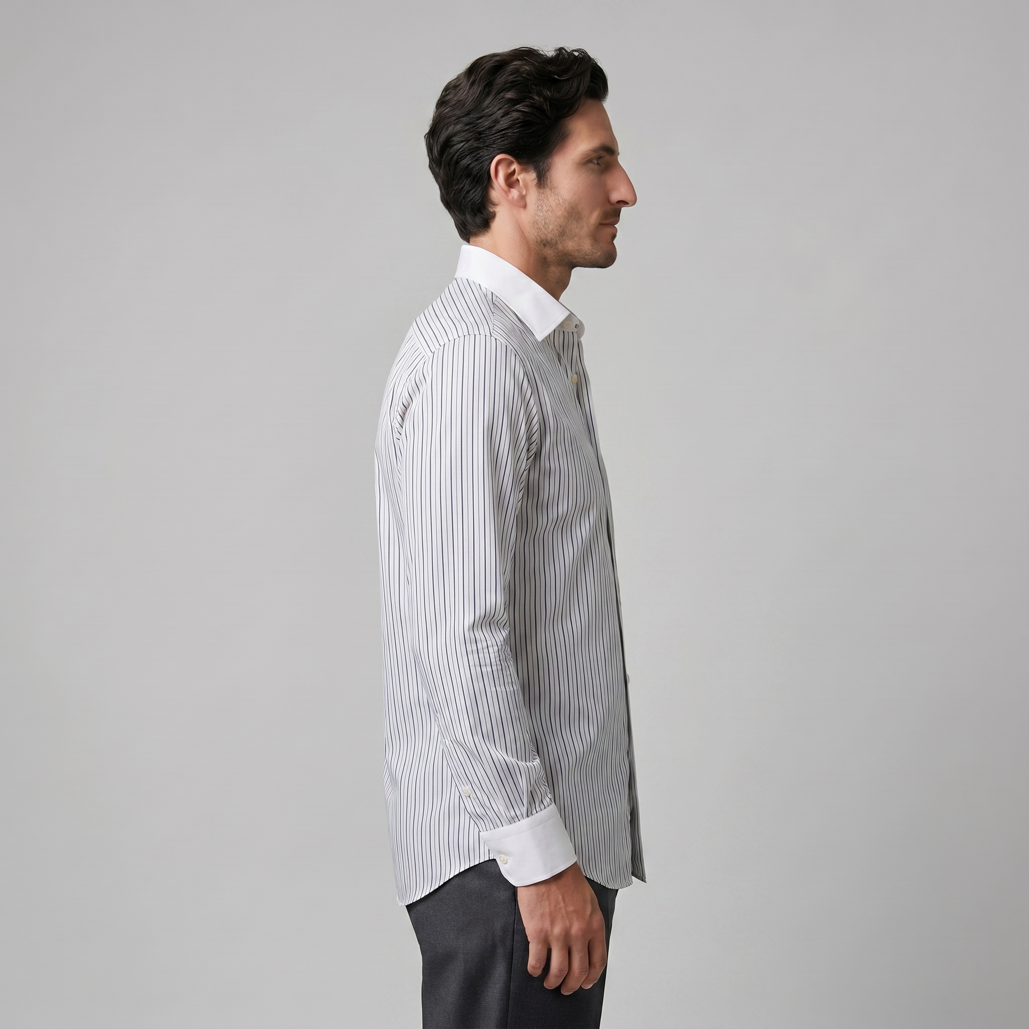 Reinier | Overhemd heren slim fit gestreept - view 3