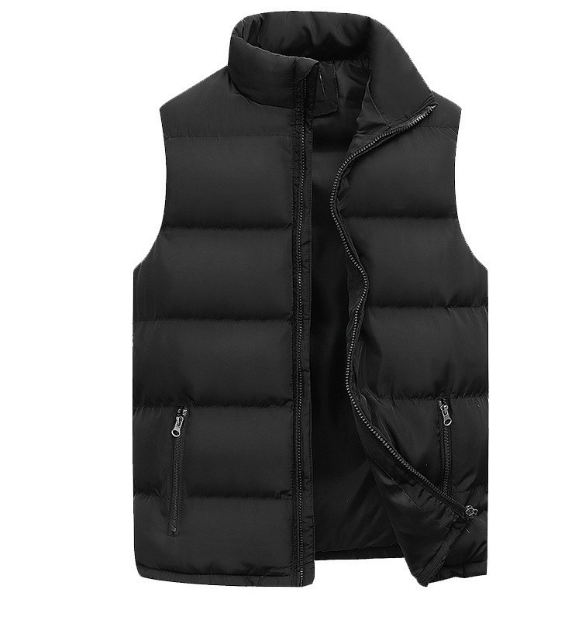 Robbert | Gewatteerde bodywarmer voor heren - Zwart