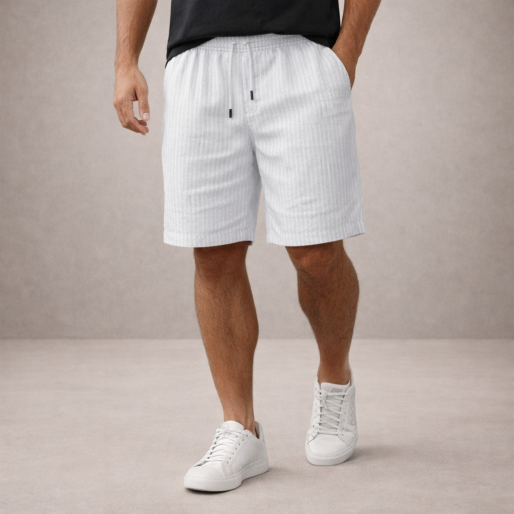 Ronald | Korte broek voor heren - Wit