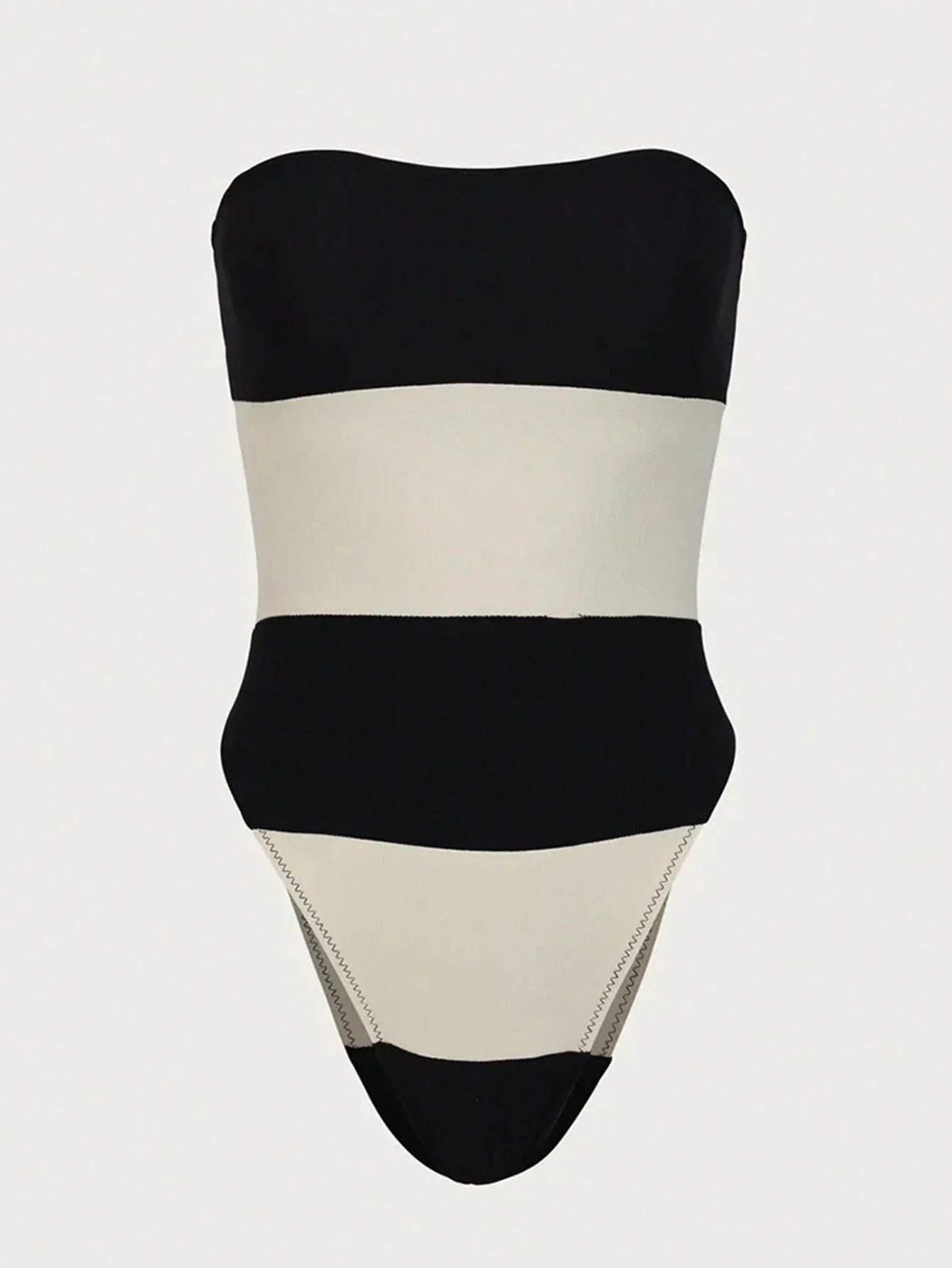 Roos | Strapless gestreept badpak - view 2