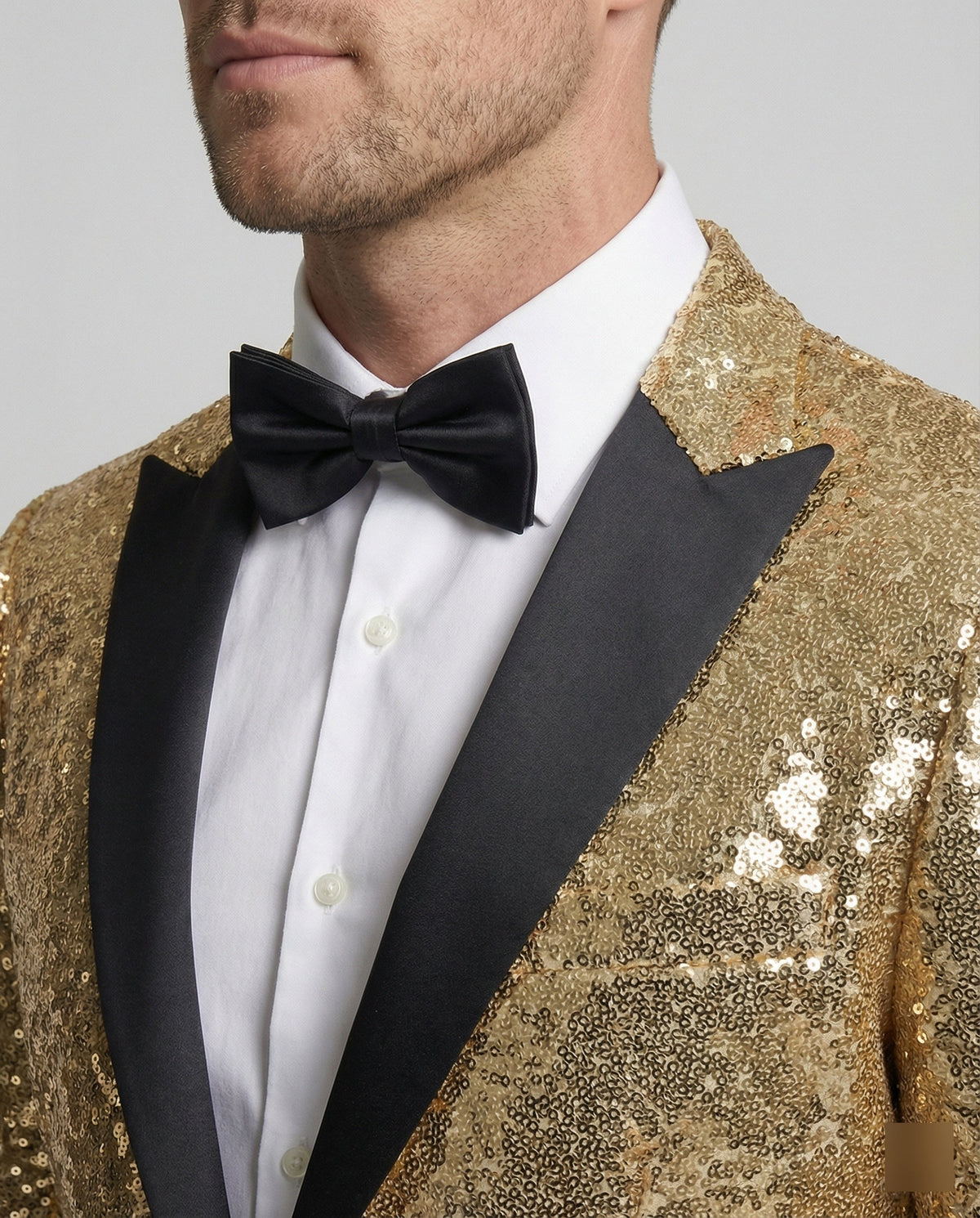 Ruud | Pailletten blazer heren in goud - foto 10