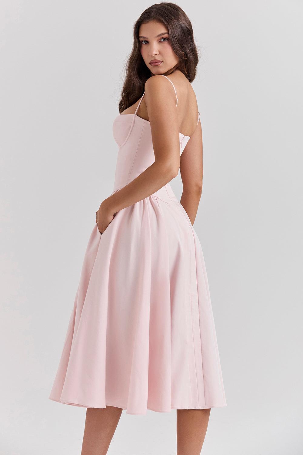Robe Soraya - Robe midi corset élégante