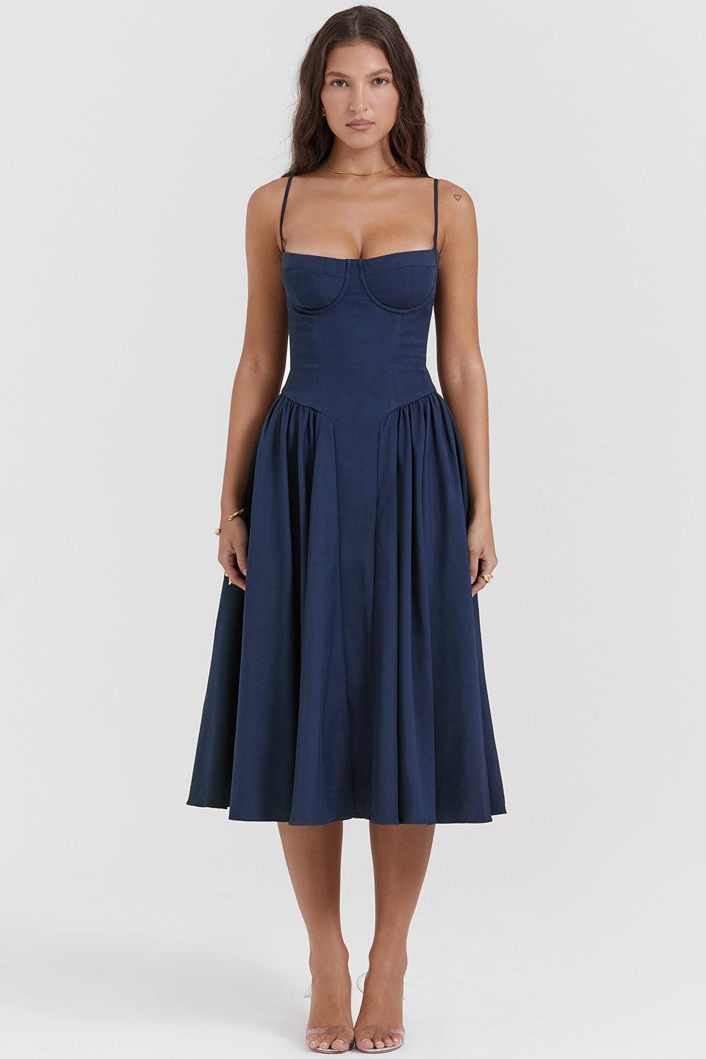 Robe Soraya - Robe midi corset élégante