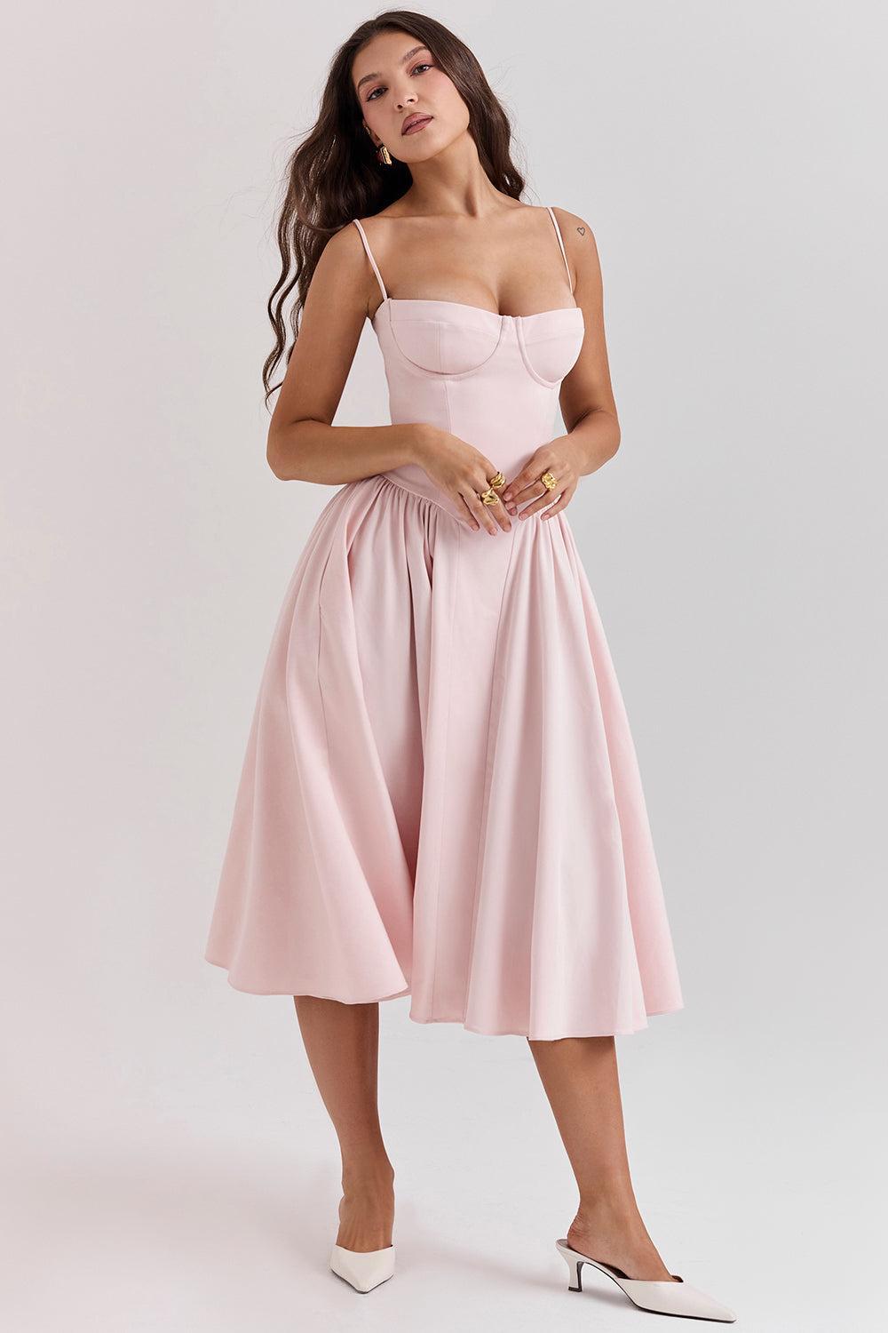 Robe Soraya - Robe midi corset élégante