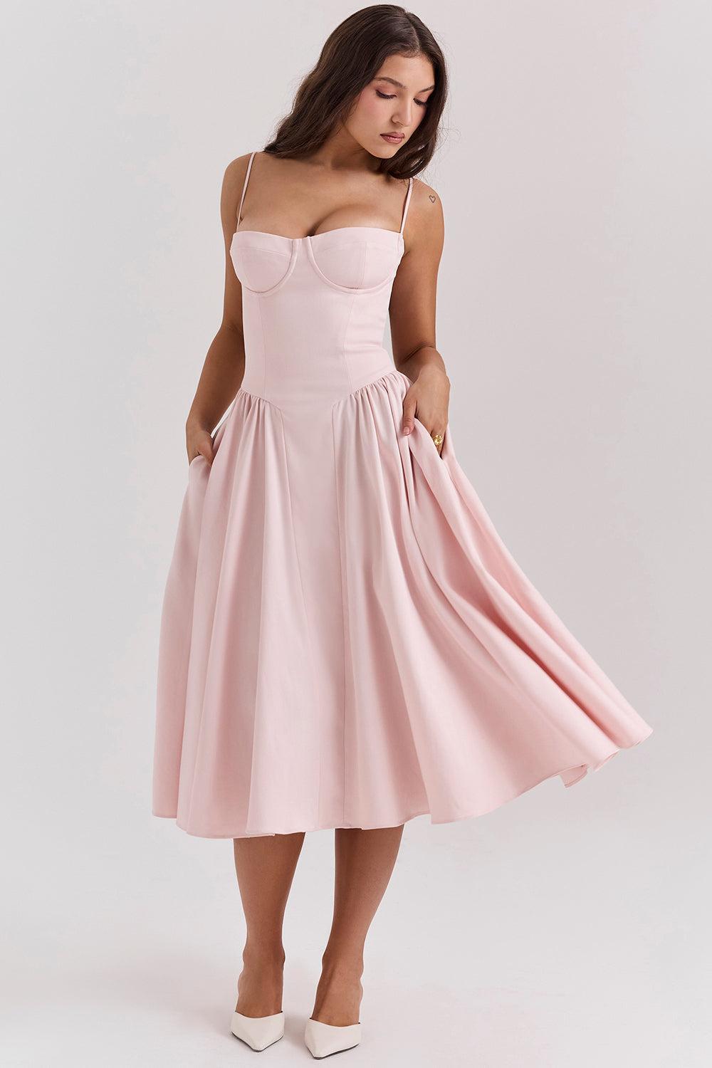 Robe Soraya - Robe midi corset élégante