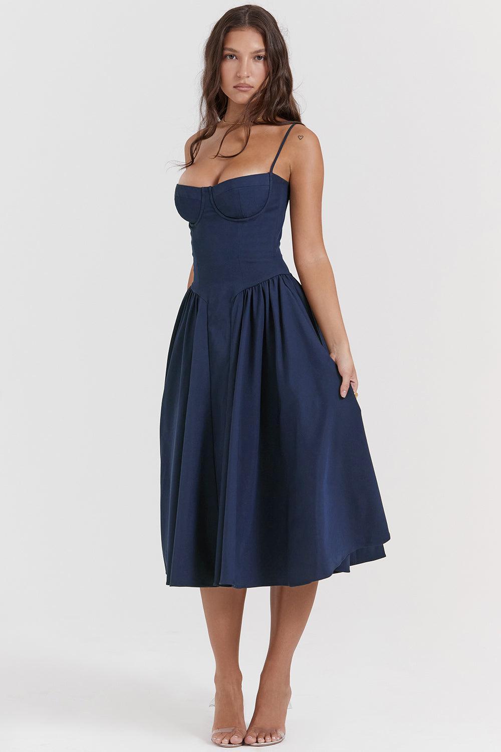 Robe Soraya - Robe midi corset élégante