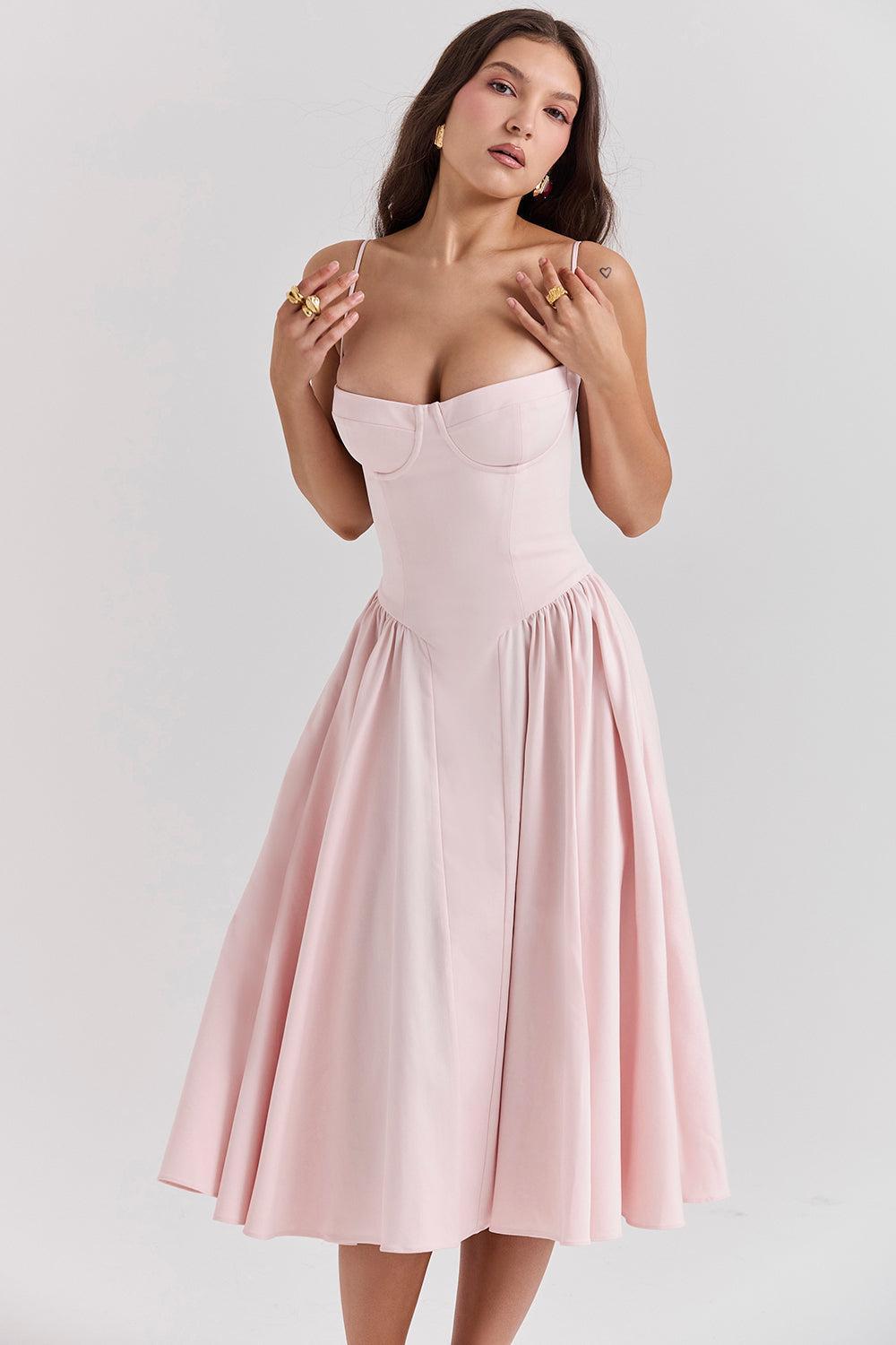 Robe Soraya - Robe midi corset élégante