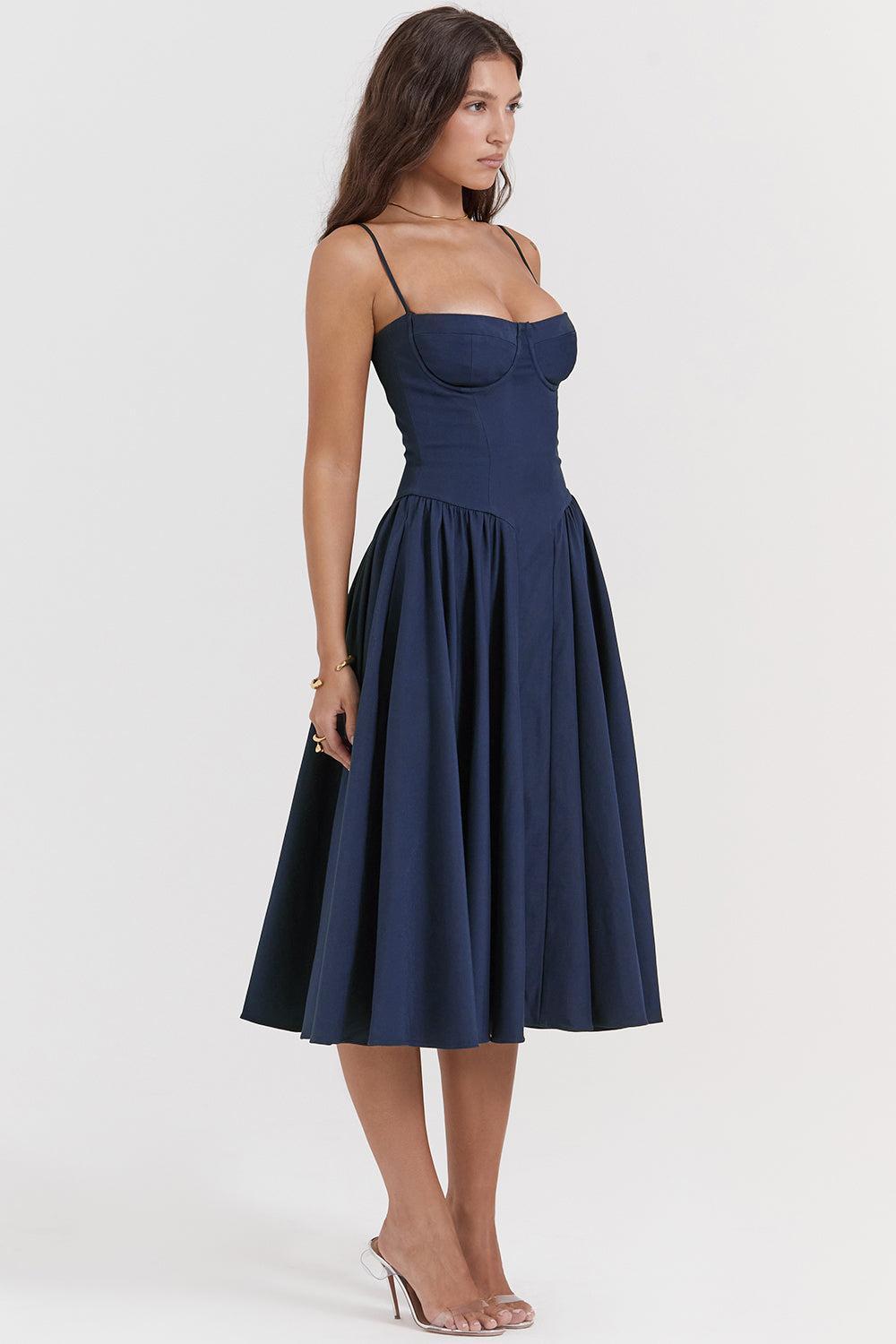 Robe Soraya - Robe midi corset élégante