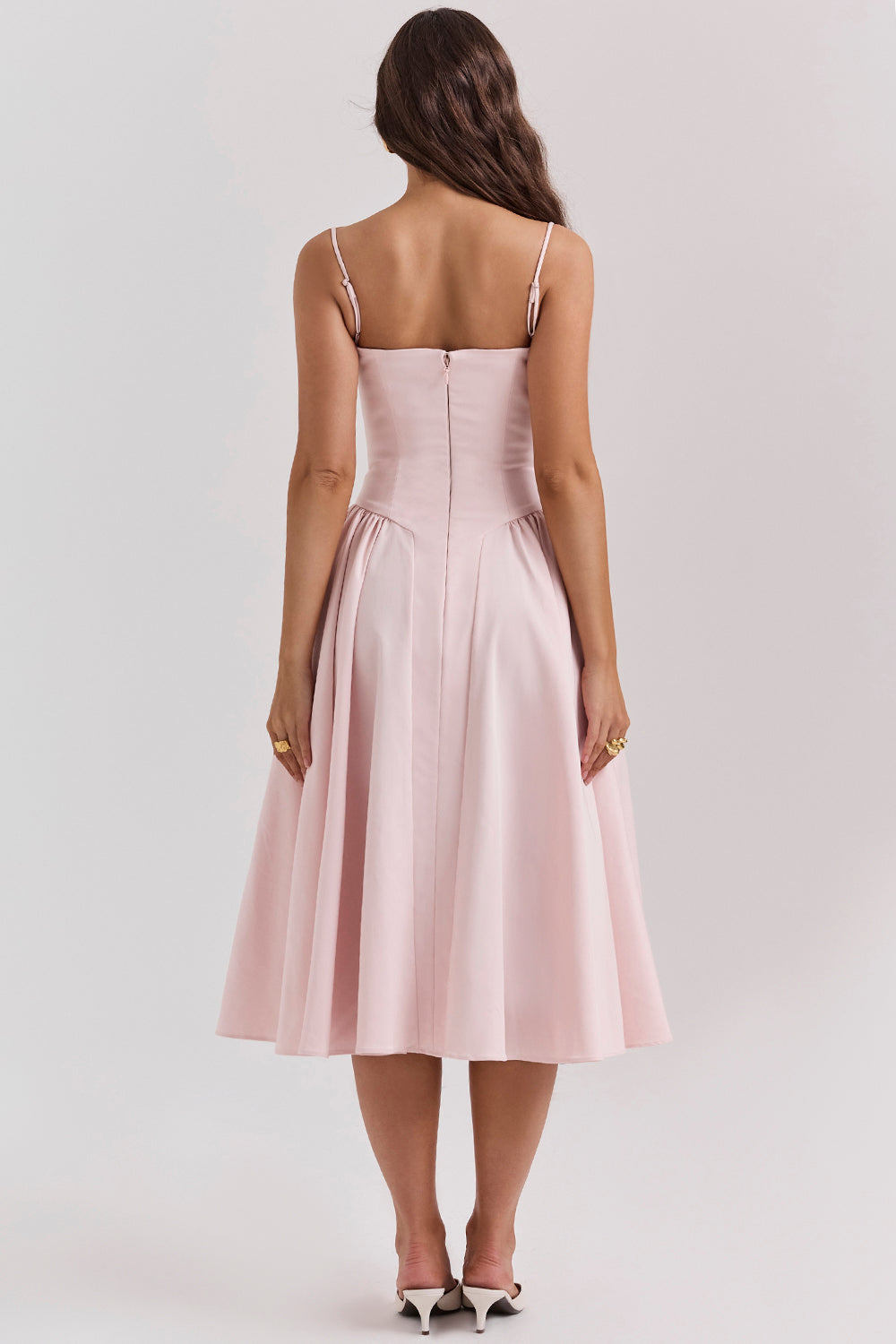 Soraya Dress - Elegante Corset Midi Jurk