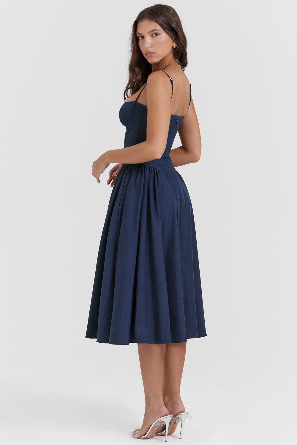 Robe Soraya - Robe midi corset élégante