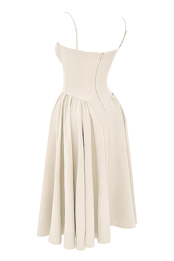 Soraya Dress - Elegante Corset Midi Jurk