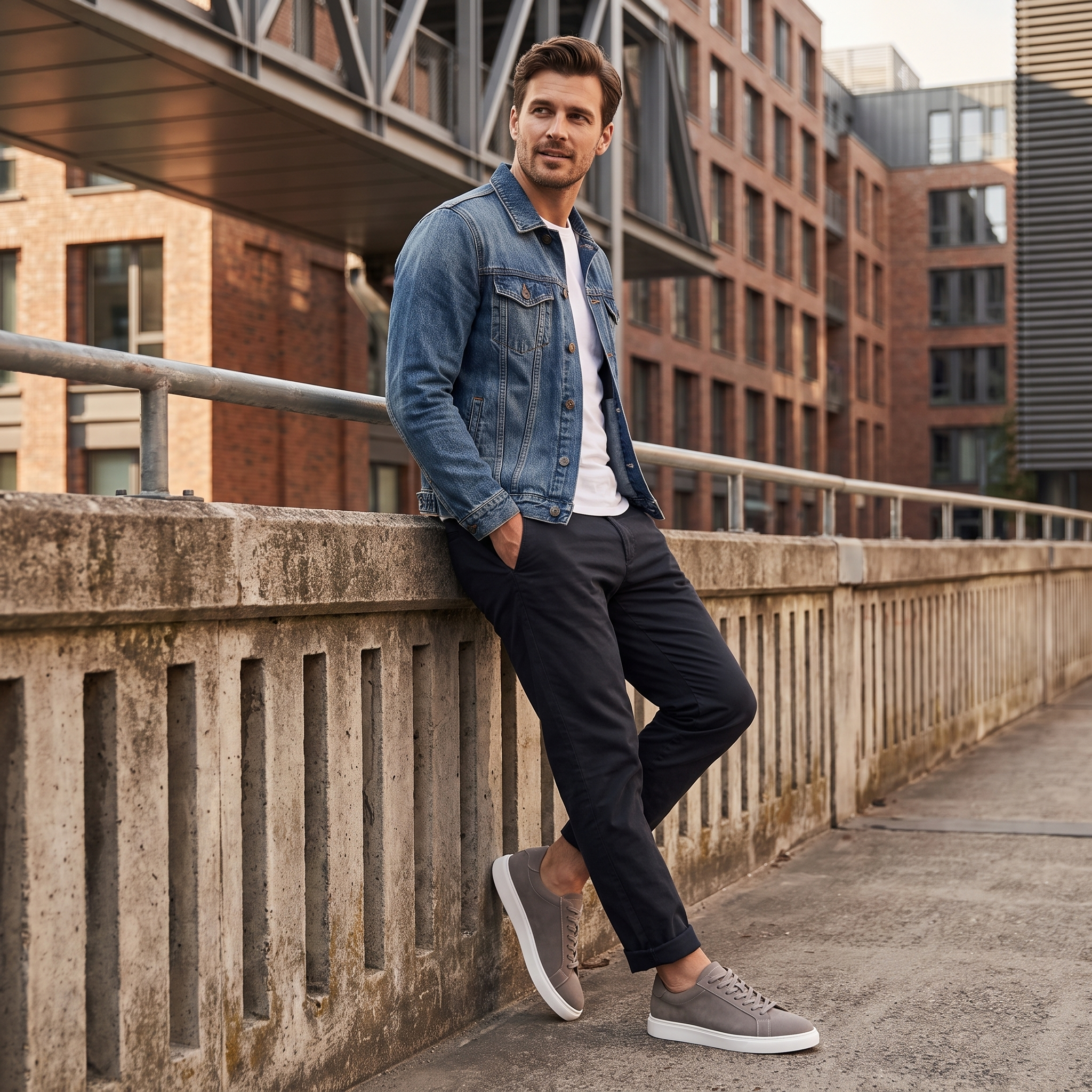 Sem | Lage suède sneakers voor heren - view 10