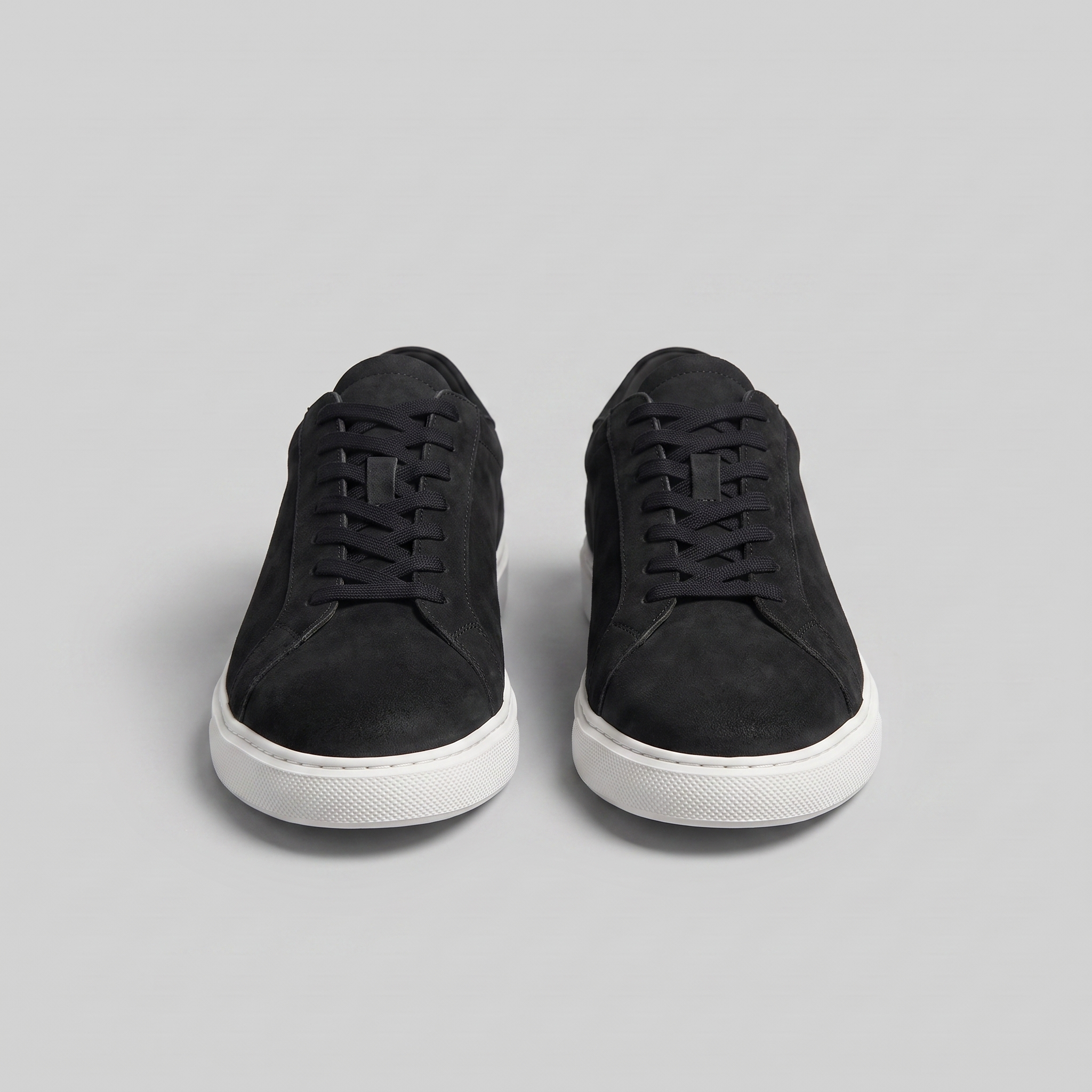 Sem | Lage suède sneakers voor heren - Zwart