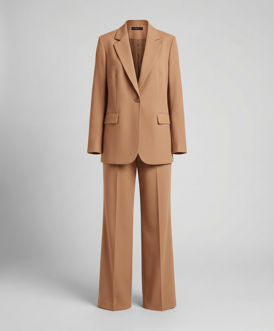 Sophie | Elegant broekpak voor dames, zwart - Bruin