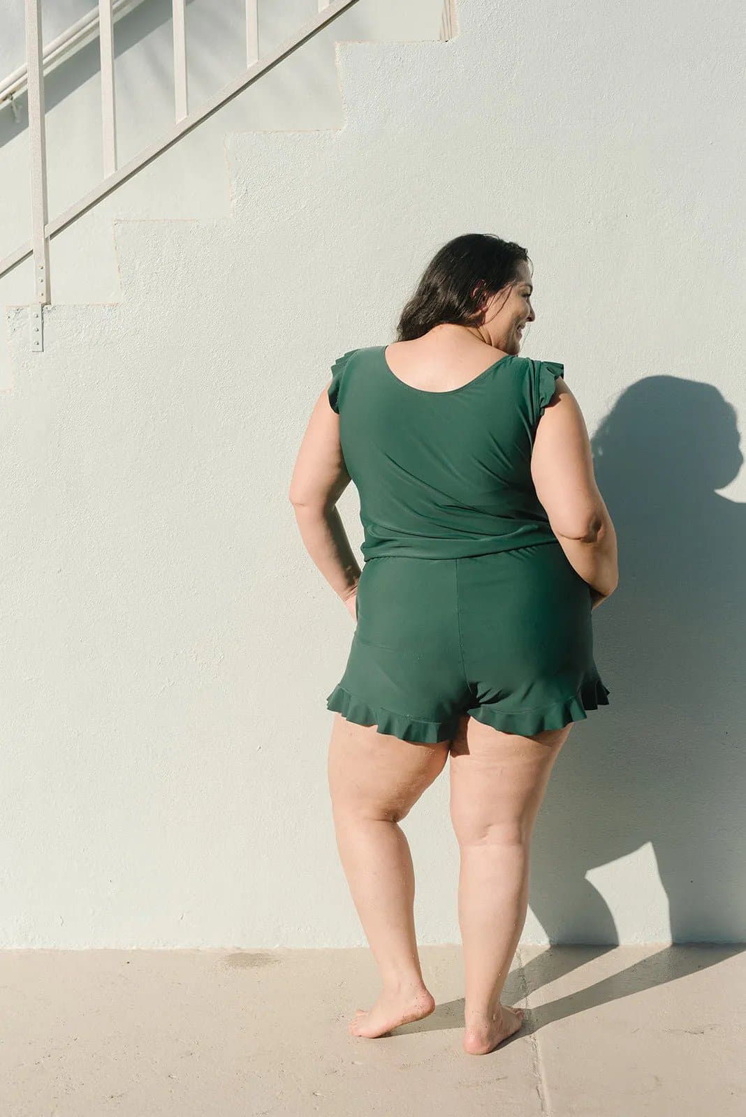 Fenna - Comfortabel Badpak met V-Hals en Short