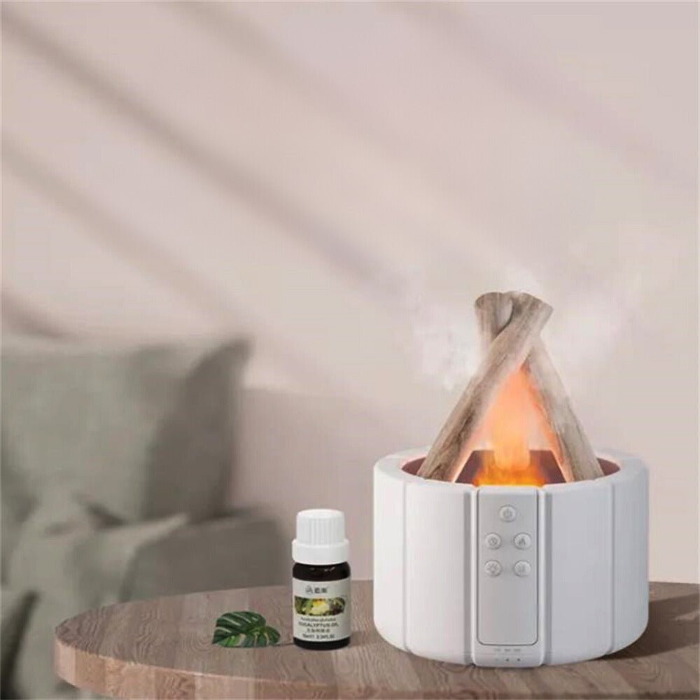 Stijn | Sfeerlamp met vlameffect en aroma diffuser - foto 4