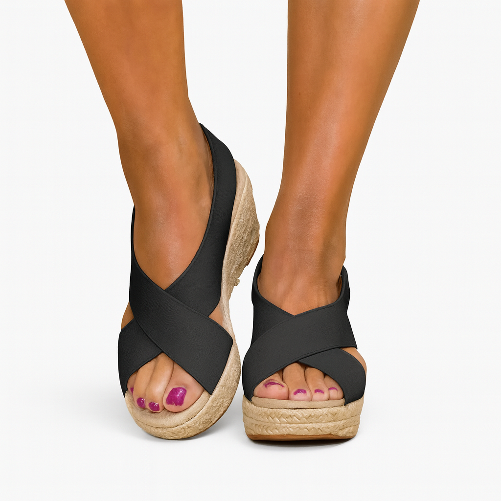 Suzanne | Espadrille sleehak sandalen voor dames - view 4