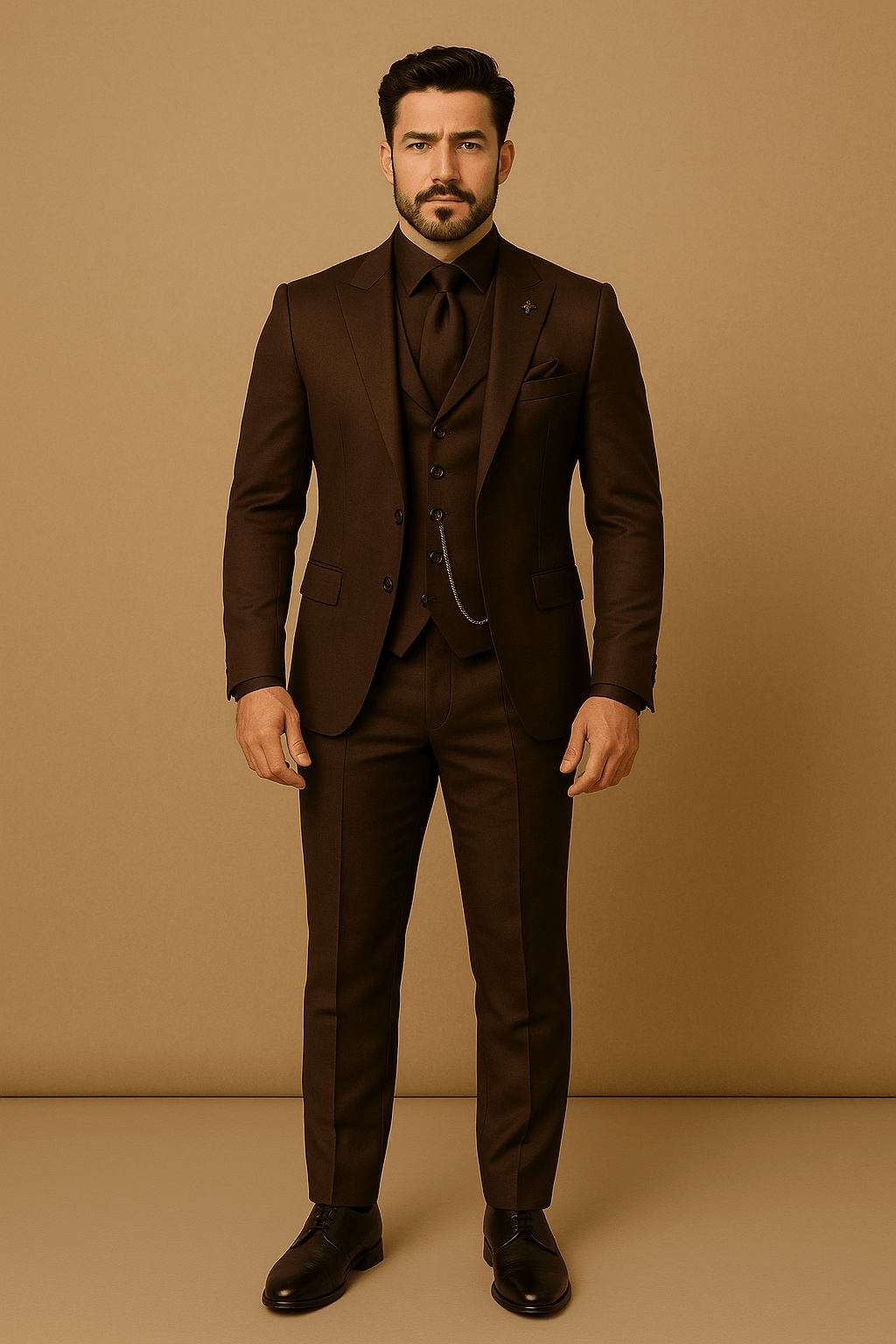 Thijmen | Slim fit 3-delig pak voor heren - view 11