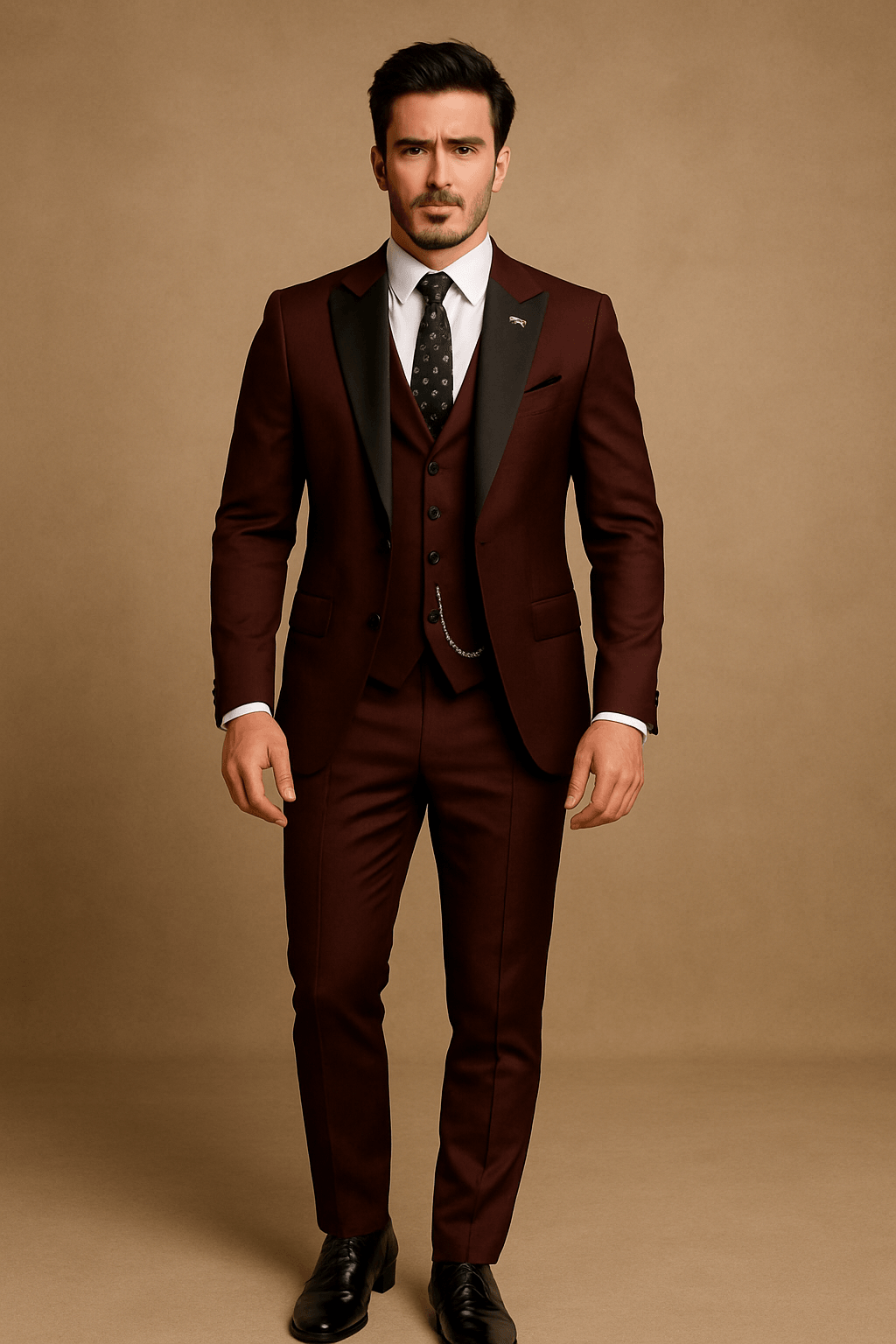 Thijmen | Slim fit 3-delig pak voor heren - view 12
