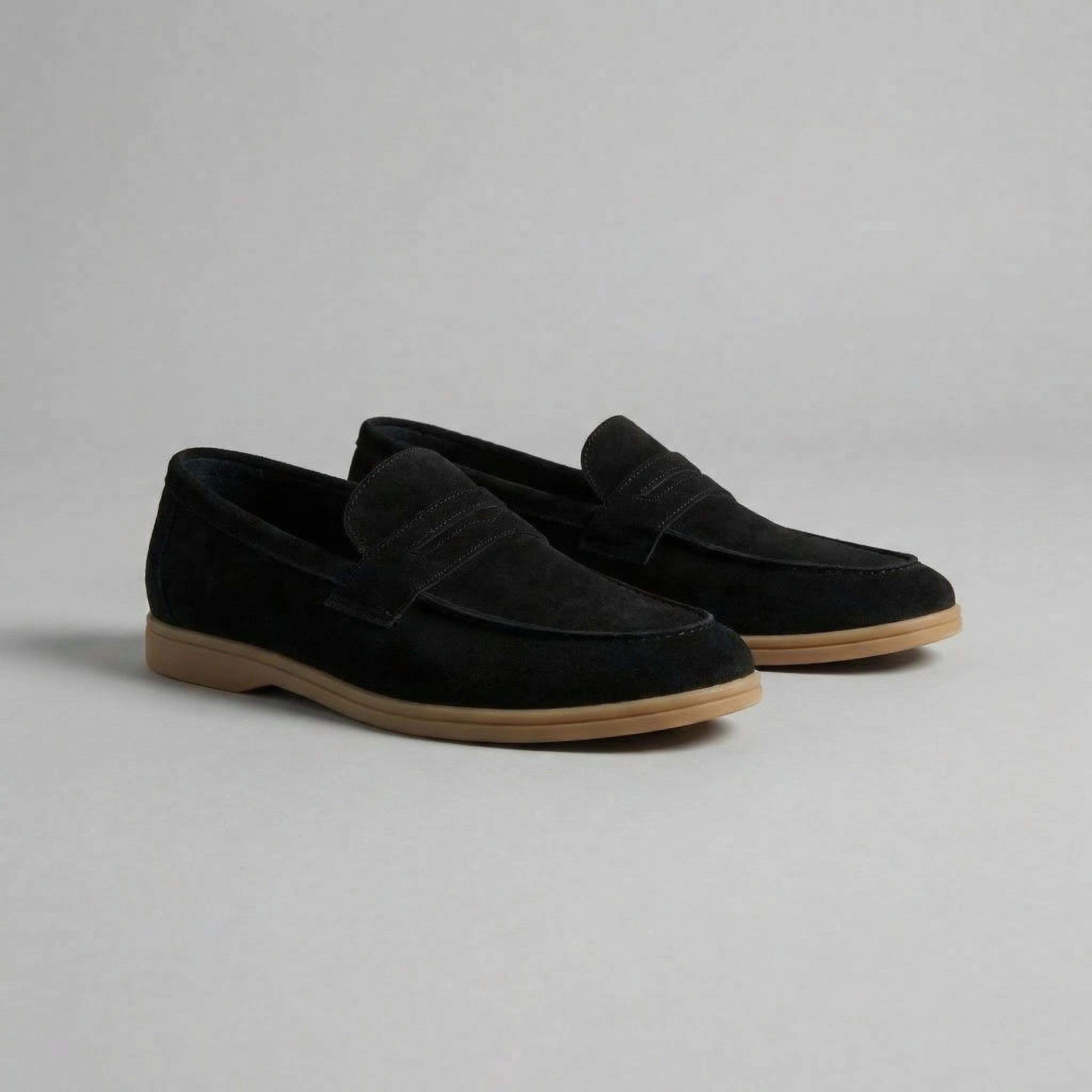 Thijs | Suède penny loafers voor heren - view 6