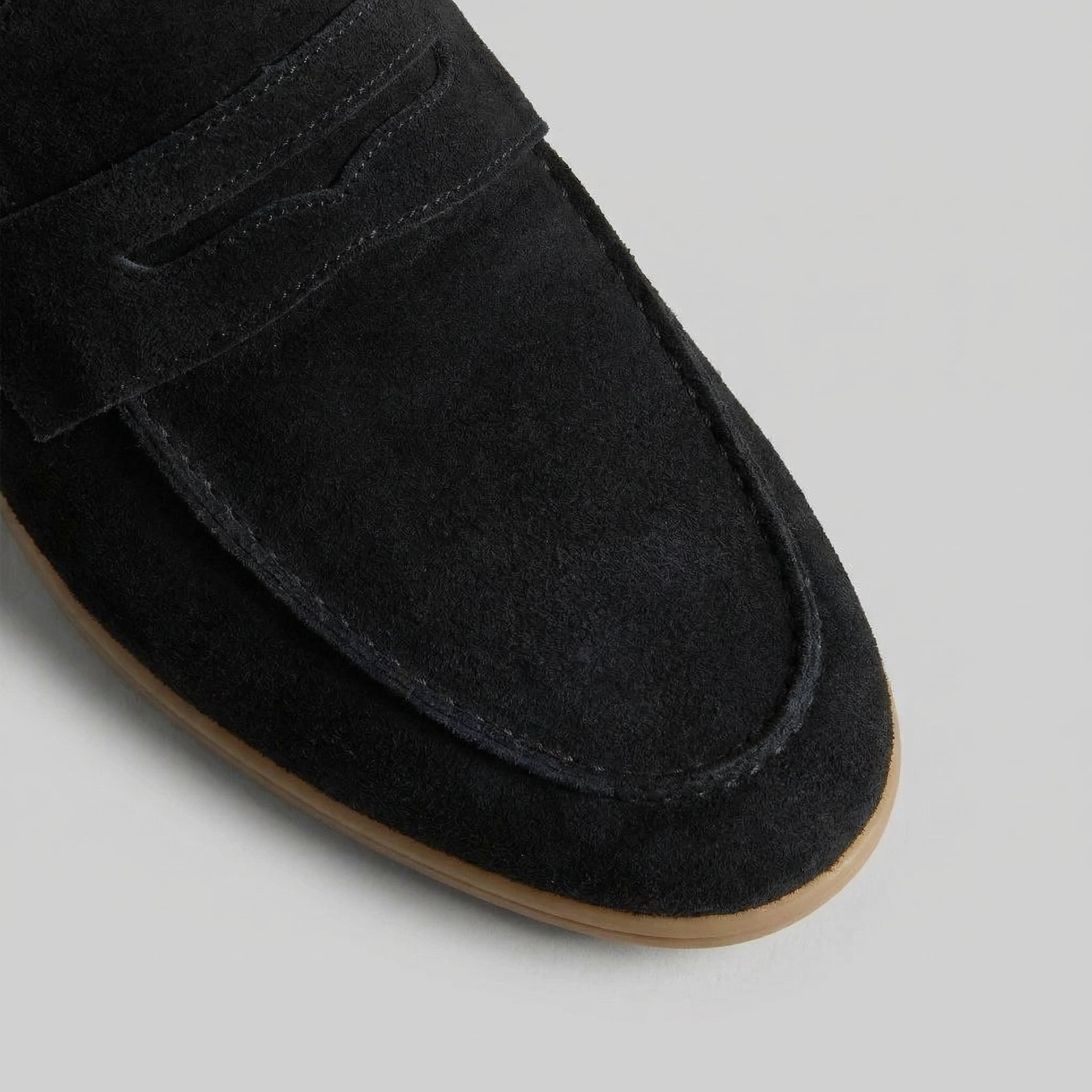 Thijs | Suède penny loafers voor heren - view 8