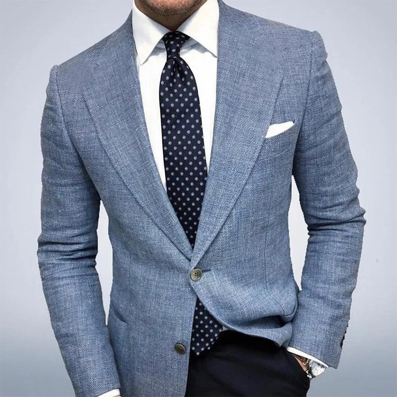 Thom | Nette blazer voor heren - blauw