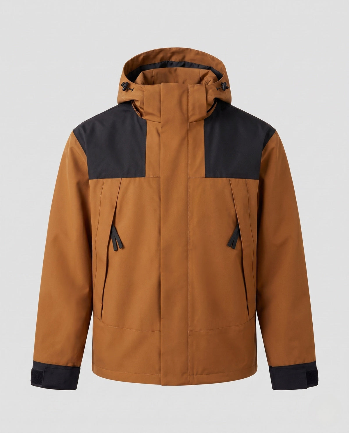 Thomas | Functionele ski jas heren met capuchon - Camel