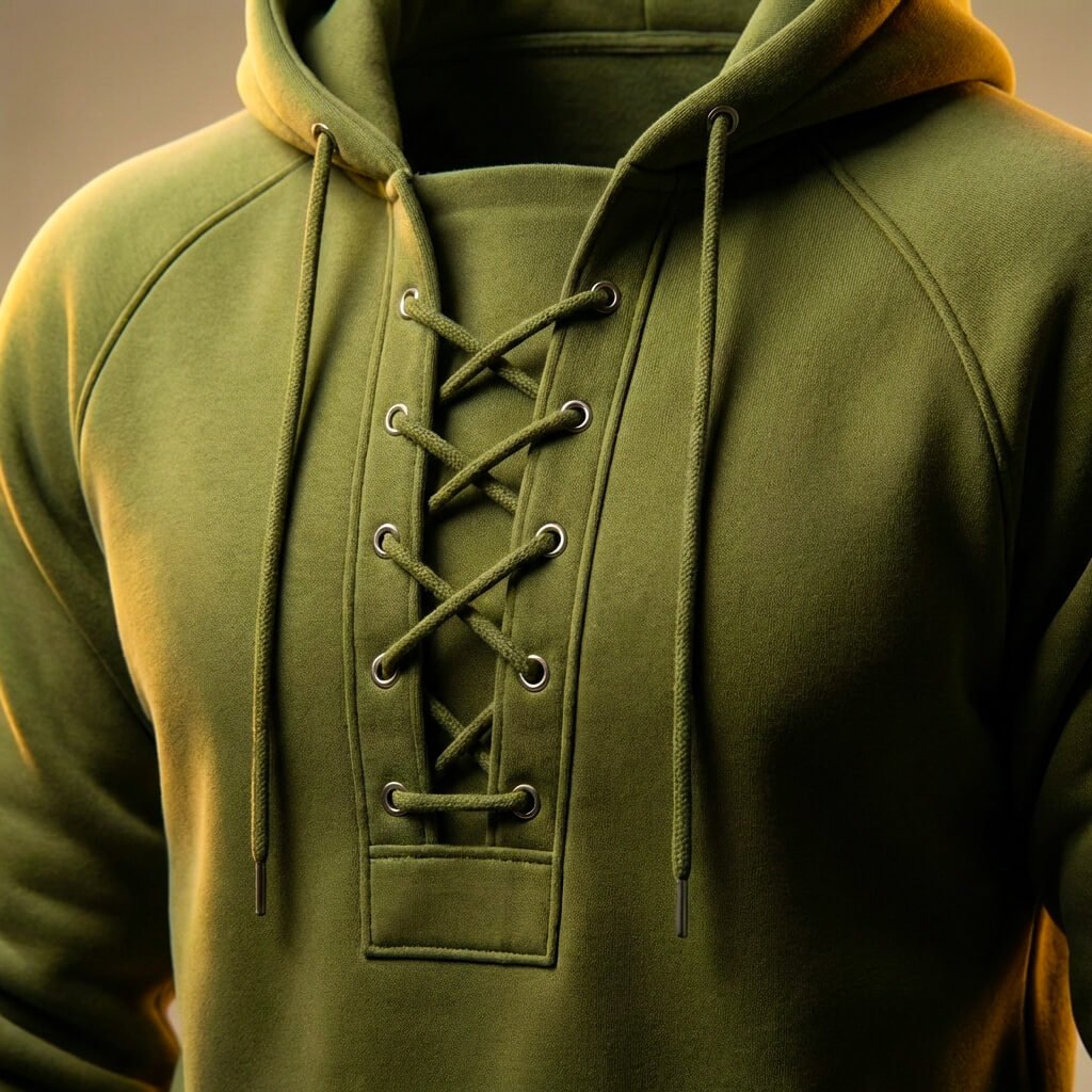 Timo | Hoodie voor heren met veterhals - view 7