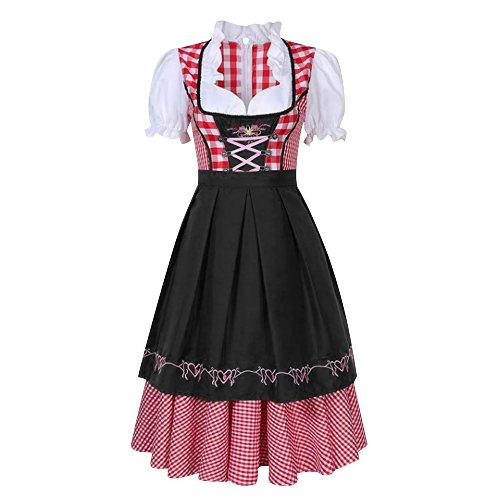 Dirndl_Jurk_Geruit_Oktoberfest_Dames_Victoria_Mae_Nederland_Belgie