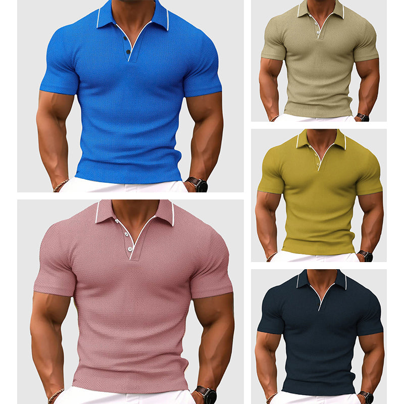Vincent | Poloshirt met korte mouw voor heren, slim fit - view 7