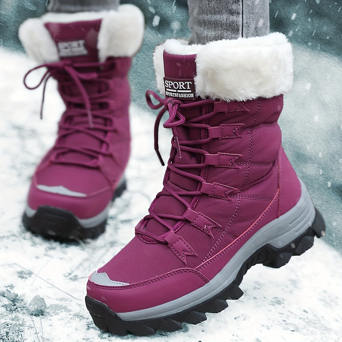 Yara | Warme gevoerde winterlaarzen voor dames - foto 10