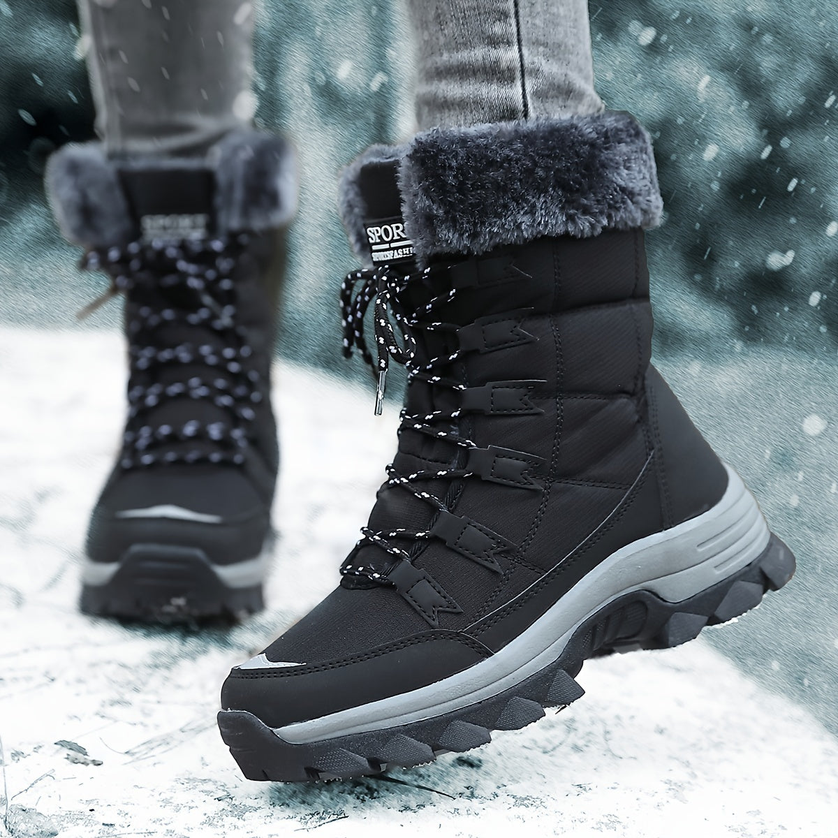 Yara | Warme gevoerde winterlaarzen voor dames - foto 9