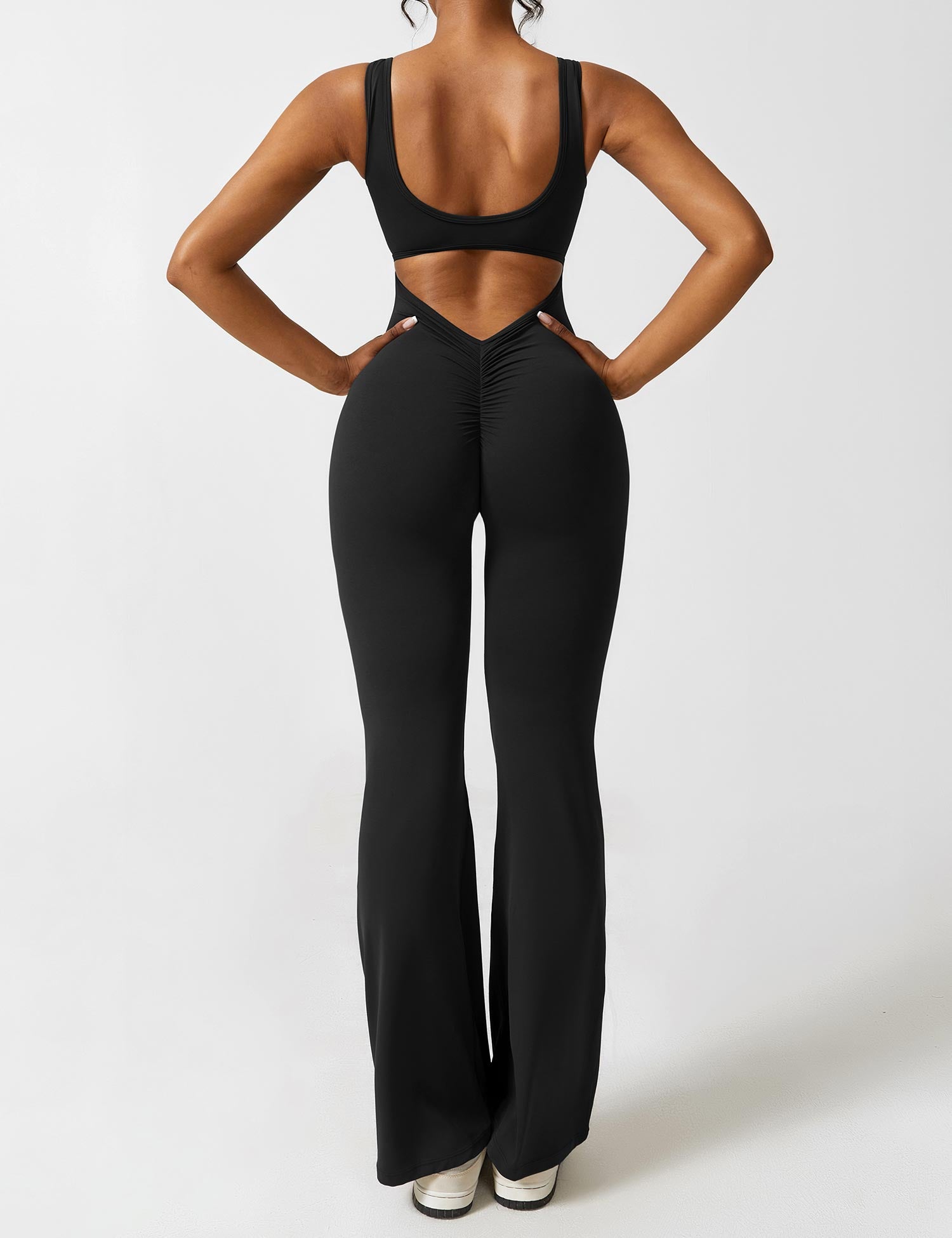Monique's Flared Jumpsuit - Stijvol met stretch