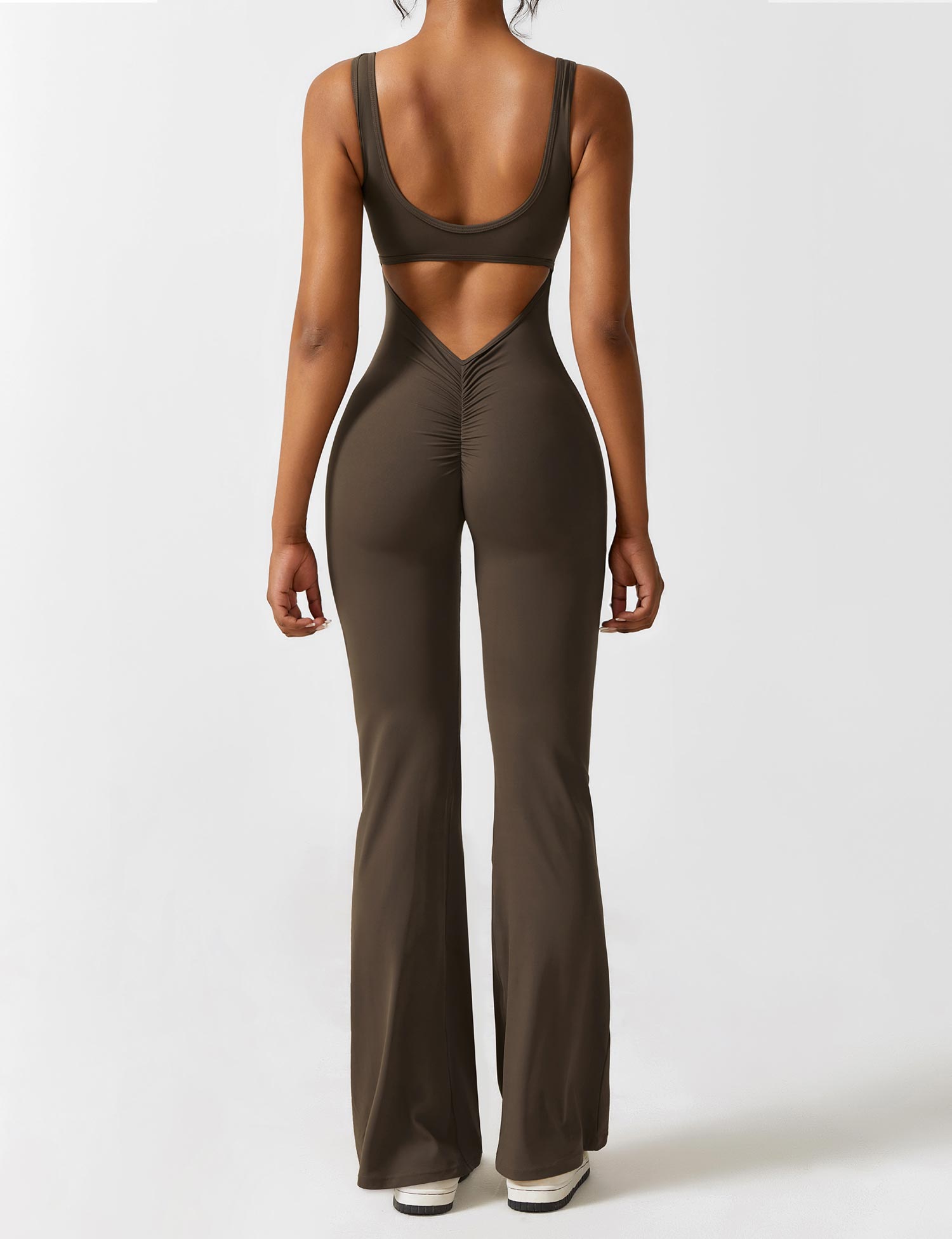 Monique's Flared Jumpsuit - Stijvol met stretch