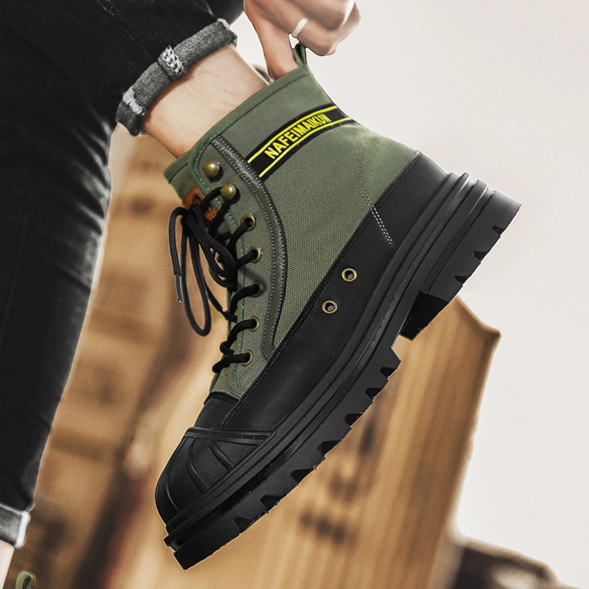 Robin - Comfortabele en Ademende Outdoor Boots met Veters