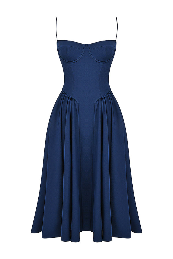 Soraya Dress - Elegante Corset Midi Jurk